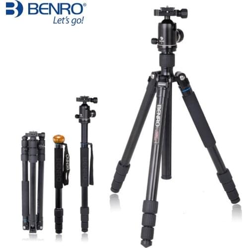Benro A2682TV2 Tripod Aluminum Tripod Kit Monopod For Camera With V2 Ball Head Carrying Bag Max Loading 18kg DHL Free Shipping