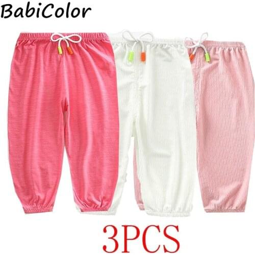 Toddler Kids Pants Summer Candy Color Harem Pants Boys Soft Trousers Solid Color Baby Boys Pants