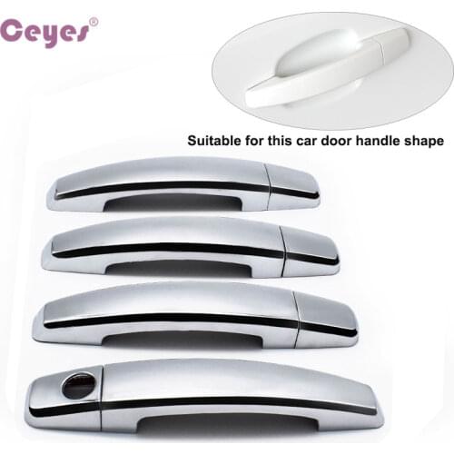 Ceyes Sticker Car Styling Fit For Opel Insignia Mokka Astra G H J Corsa D Car Accessories Protective Door Handles Cover