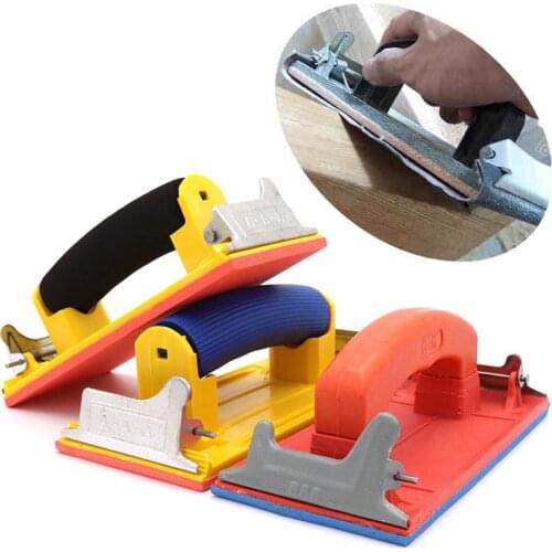 Sandpaper Holder Grinding Polish Tool Walls Woodworking Polishing Abrasive Tool Wall Sand Board Special Frame Sander Tools