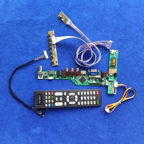 For LTD133EX2A/LTD133EX2S/LTD133KX2S VGA USB HDMI-compatible 1CCFL KitSignal Analog LVDS 20-Pin 1280*800 LCD screen driver board
