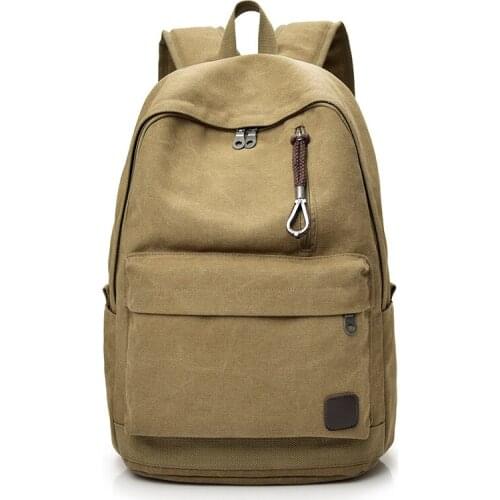 2020 Women Men Canvas Backpacks Large School Bags For Teenager Boys Girls Travel Laptop Backbag Mochila Rucksack Femme Sac A Dos