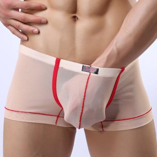 JIMEIJI Men's Transparent Briefs
