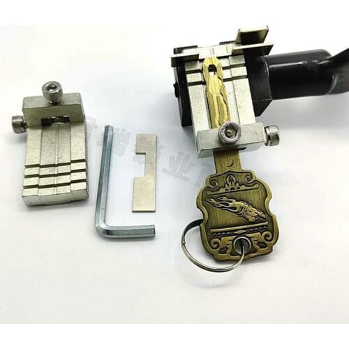 1 Set Universal Multifuncation Key Clamping Fixture For Car And Special Keys Locksmith Tools Key Chuck Key Cutting Machine Parts
