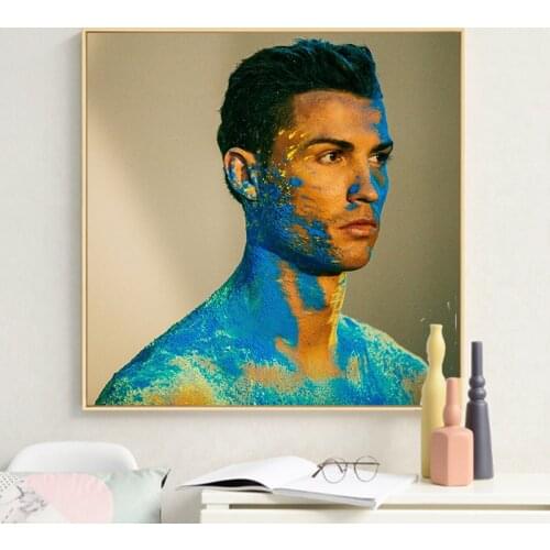Colourful Wall Picture Cristiano_ronaldo Photo Home Decor On Canvas Modern Wall Art Canvas Print Poster Canvas Painting