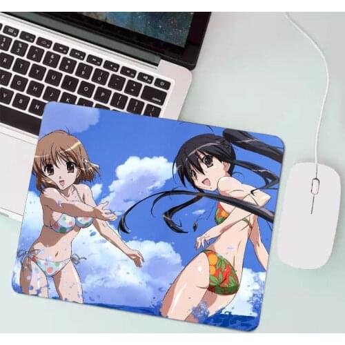 Small Anime Sexy Pink Mouse Pad Gamer Cute Kawaii XL Gamer Keyboard Mouse Pad Rubber Hemming Big Fashion Laptop Desk Mat