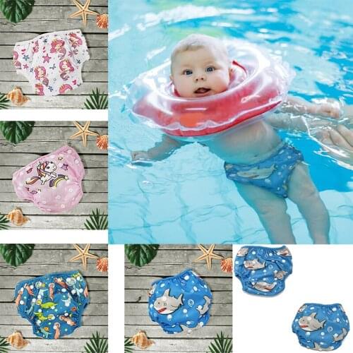 Megartico Reusable Swim Diaper For Baby 2-36 Month Toddler Adjustable Washable Shower