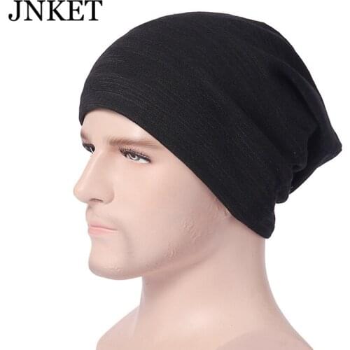 JNKET Fashion Men Womens Hat Winter Hats Beanies Hat Skullcap Casual Brimless Hat Gorras Bonnet Elastic Hat