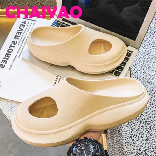 2021 New Summer Mens Slippers Indoor Home Shoes Unisex Beach Outdoor Slides Mesh Platform Mules Clogs Woman Sandals Foam Runner