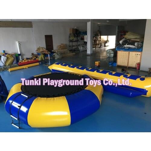 Diameter 10ft inflatable jumping on trampoline bouncy