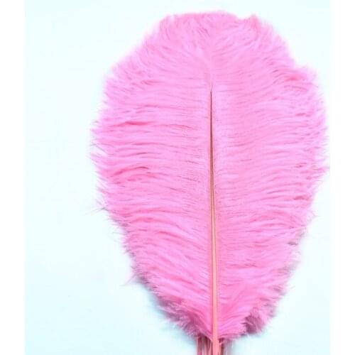10 Pcs/Lot natural pink ostrich feathers Party decoration 15-70CM DIY Dyed feathers for crafts Home jewelry Wedding Accessories