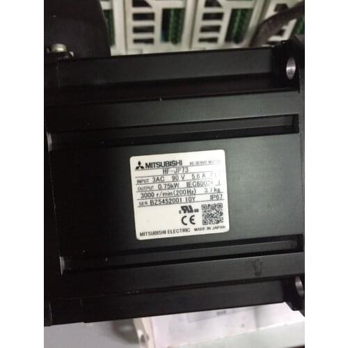 Original new Japan Mitsubishi servo motor 0.75KW HF-JP73