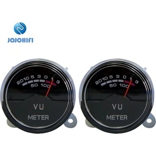 2pcs P-40SA VU Meter High-precision Head Amplifier DB Table Decoder Level Meter Amplifiers Audio Strap with Backlight