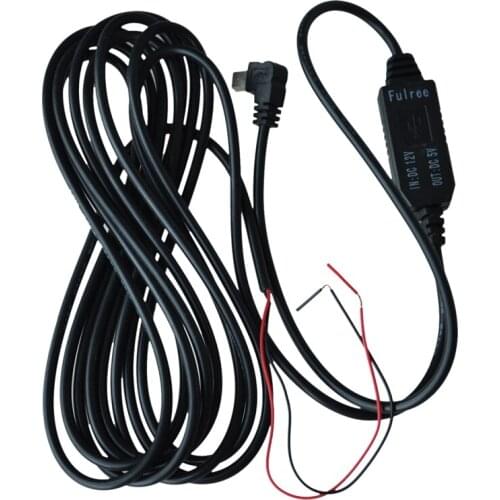 DC converter to convert 12V to 5V,3A Bent Mini USB Power Adapter vs Fuse & amp; Cable