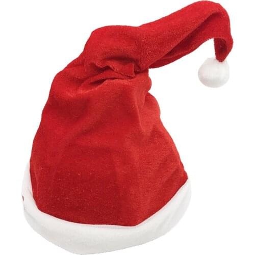 Electric Christmas Hat Red Plush Santa Cap Music Dancing Swing Electric Christmas Hat For Adult Children 2021 New Year Gift