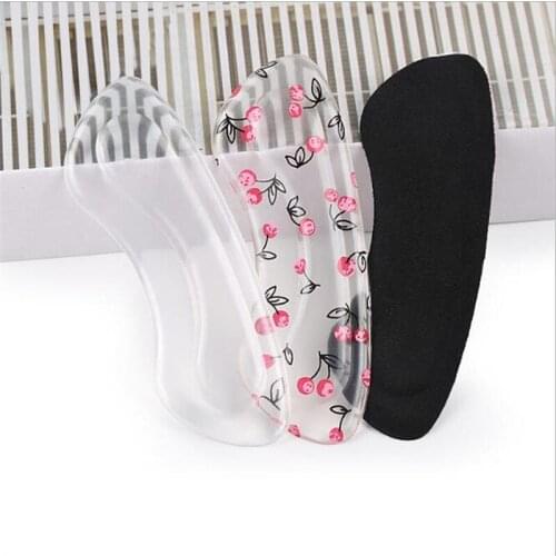 Silicone Gel Heel Protector Soft Cushion Protector Foot feet Care Shoe Insert Pad Insole Shoes Accessories Insoles for Shoes