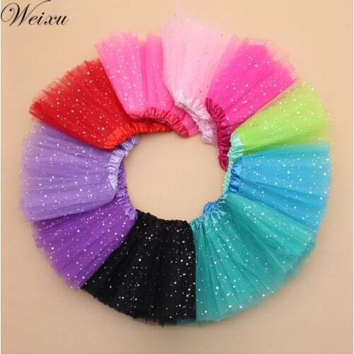 WEIXU Fluffy Skirts For Girls