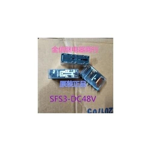 1PCS safety protective 48V relay SFS3-DC48V SFS3 DC48V 6A 250VAC 48V 48VDC DC48V DIP10