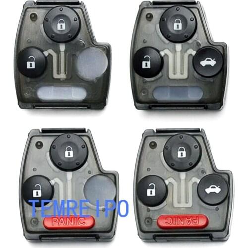10pcs/lot Car Key Remote Key FOB Rubber Pad Kit Replacement Key Case for honda