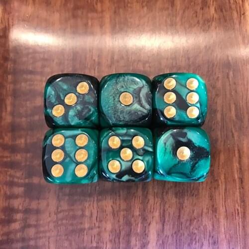 20 Pcs/Set Funny Dice Top Quality Acrylic Drinking Dice Entertainment Toy Gambling Dice 16