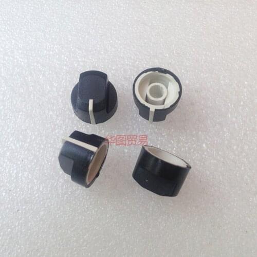 30pcs Black Duckbill-shaped knob19*14MM / Rotary Potentiometer Encoder Band Switch Audio knobs Cover / Knurled shaft hole 6mm