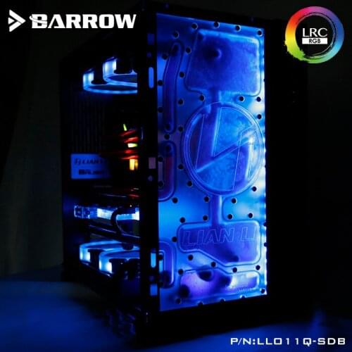 Acrylic Board Water Channel Solution kit use for LIAN LI O11 Dynamic Computer Case/Kit for CPU and GPU Block / Instead reservoir