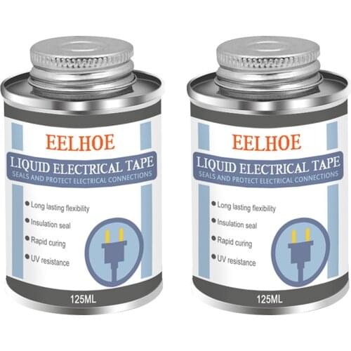 Fast Fixed Dry Sealing Glue 125ml Waterproof Liquid Insulation Electrical Tape for Electronic Components Bonding