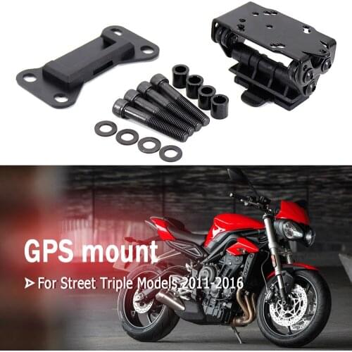 Motorcycle Mobile Phone Holder Mount New Navigation Bracket GPS For Street Triple Models 2011 2012 2013 2014 2015 2016