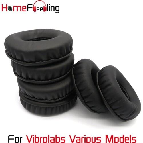 Homefeeling Ear Pads for Vibrolabs Various Models Headphones Thicken Velour Ear Cushions Sheepskin Leather Earpads Replacement