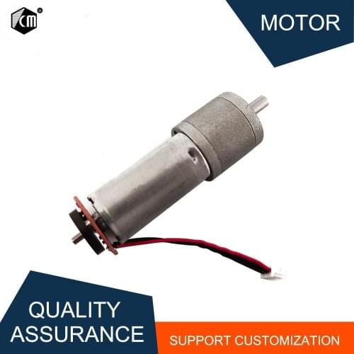 DC Motor JGA20-180B Encoder Gear Electric Motor 12 Volt Gearbox Central Shaft Mini Hall Code Disk Engine Machine
