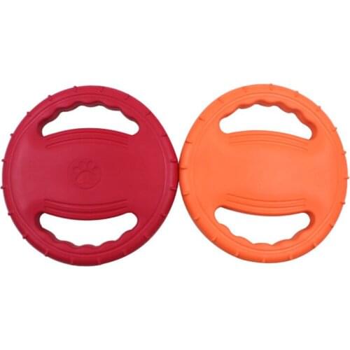 EVA Foam Pet Dog Interactive Toys Ring Shape Chew Dog Toy Flying Discs Decompression Puppy Training Toy Pet Products