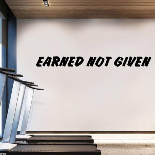 Hot Gym Wall Stickers Self Adhesive Art Wallpaper For Home Decor Living Room Bedroom Background Wall Art Decal Drop Shipping