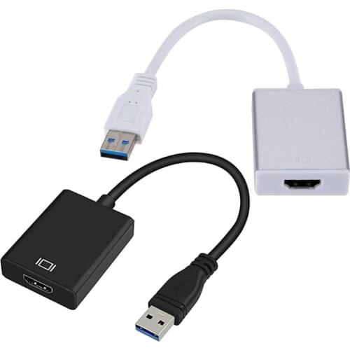 USB to H DMI, USB 3.0/2.0 to H DMI 1081P full H D (male to female) converter M5TD