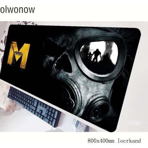 Metro 2033 mousepad gamer Gorgeous 800x400x3mm gaming mouse pad Aestheticism notebook accessories laptop padmouse ergonomic mat