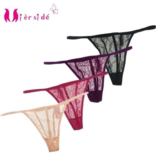 Mierside TH06 3pcs/bag Women Sexy Panties Plus Size G-string Women Thong Underwear S/M/L/XL/XXL/XXXL/4XL/5XL
