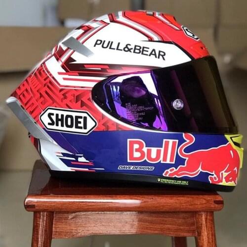 Full Face Motorcycle helmet X14 marquez pullbearr RED Helmet black ant Riding Motocross Racing Motobike Helmet ,Capacete