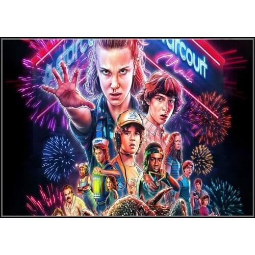 Stranger things season 3 posters wall stickers glossy paper clear image home decoration buy 3 get 4 -11