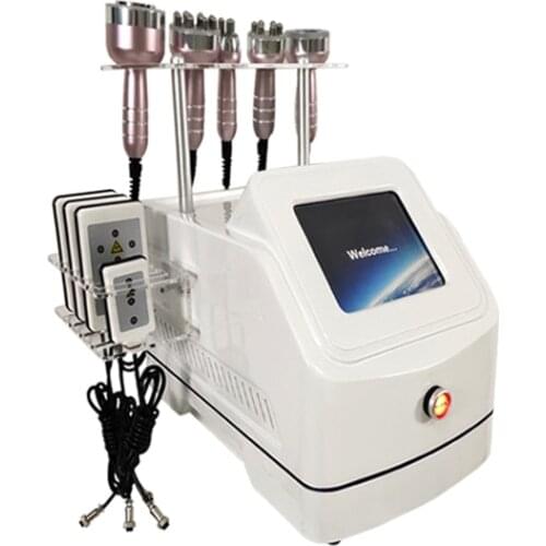 The New Desktop 6 in 1 40K Fat Bursting Device Weight Loss Machine Cavitation RF Lipo Laser Shaping Body Slimming Beauty Device