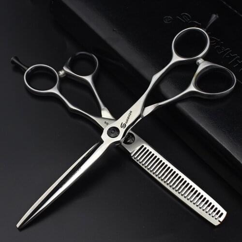 New Left and right hand hairdressing scissors 5.5/6/7 inch non-slip wear-resistant sharp hair stylist hairdressing scissors set