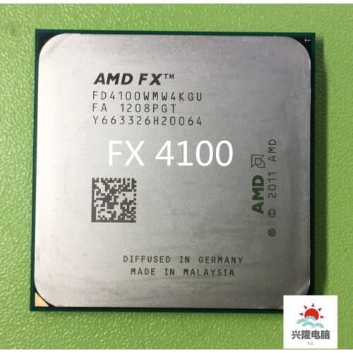 Original AMD FX 4100 3.6Ghz L3=8MB Quad-Core Processor Socket AM3 940-pin FX serial FX4100 cpu