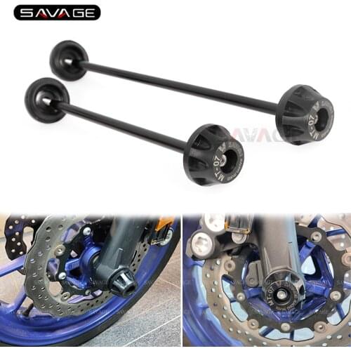 Front Rear Axle Fork Wheel Slider Protector For YAMAHA MT-07 FZ-07 MT07 FZ07 XSR700 2014-2021 2019 2020 Motorcycle Accessories