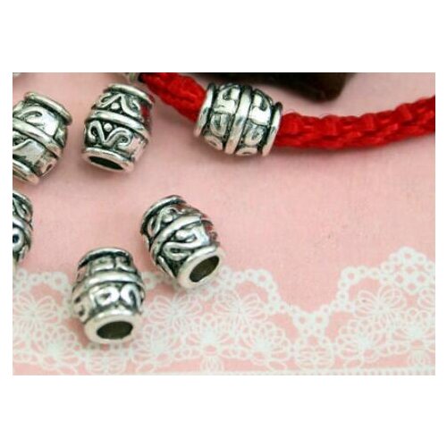 20pcs/lot Tibetan Silver spacer Loose Bead Spacer Beads Connectors for DIY Jewelry Making bracelet fh5d