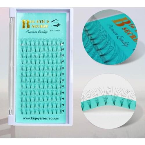 Big eyes secret Premade Russian Volume Fans False Lashes Faux Mink Lashes Natural Makeup 0.07mm C/D Curl Eyelash Extensions