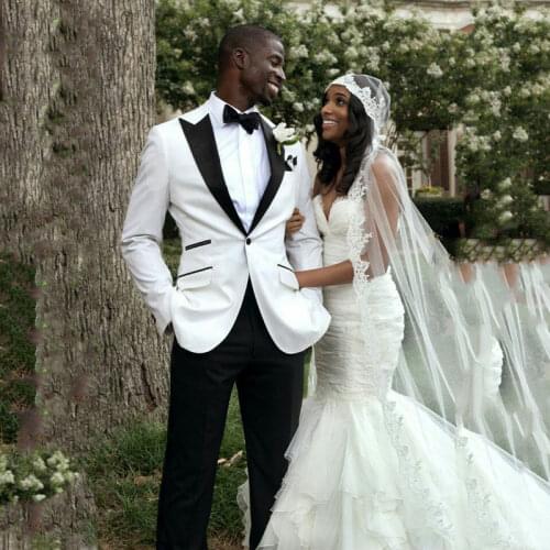 Custom Groom Wedding Tuxedo Men Suits Pants Peaked Lapel Groomsmen Blazer Terno Masculino Slim Fit Costume Homme Two Pieces Suit