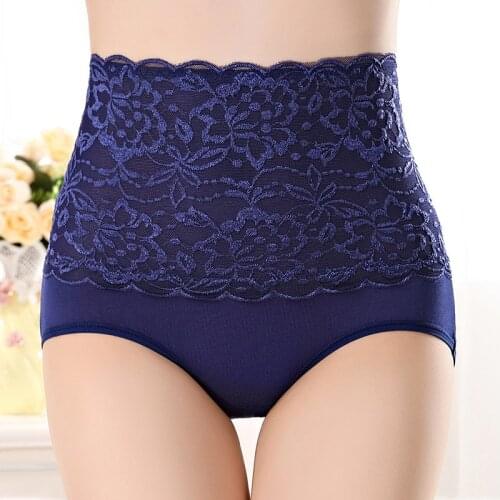 Womens Lace panties High Waist Briefs Female Sexy Seamless Breathable Comfortable Panties Underwears Calcinha Sem Costura