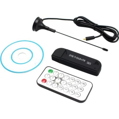 USB2.0 DVB-T + DAB + FM RTL2832 R820T2 SDR RTL-SDR Dongle Stick Digital TV Tuner Digital terrestrial video auto-scan