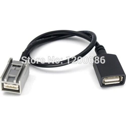 USB Cable Adaptor AUX Cord MP3 CD Changer cable Fit for Honda Civic Jazz CR-V Accord Odyssey