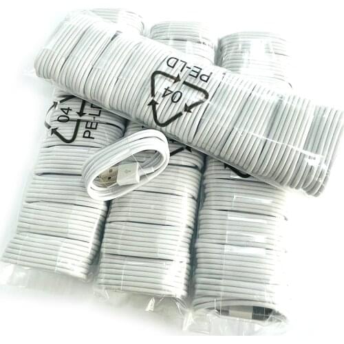 10pcs/lot USB Data charge Cable High Quality For phone12 pro max 11 Xs max Xr X 8 7 6 plus 6s 5 se charging cables charger cord