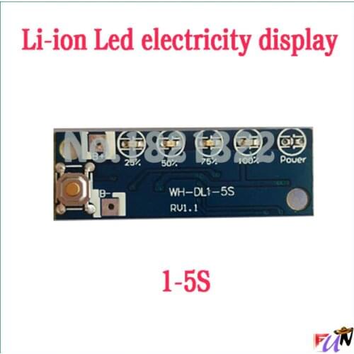 1-5S li-ion lithium battery Led electricity display board led board