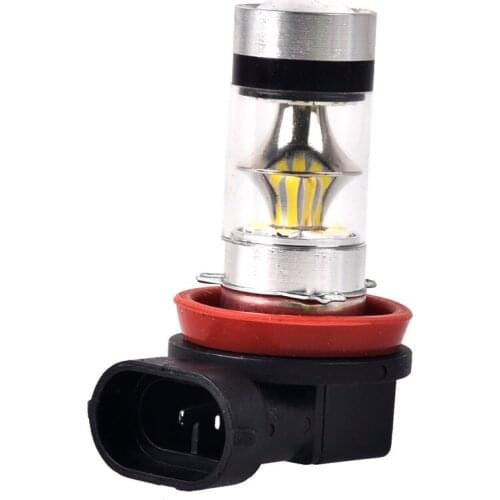 2pcs 100W High Power H1 H3 H4 H7 LED HeadLight 20 SMD Car Fog Lamp DC 12V~24V 360 Degree White